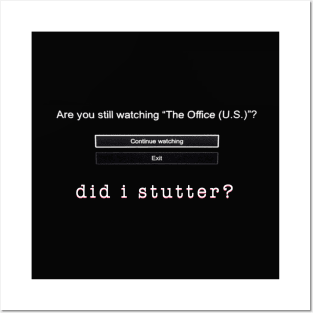 “Did I Stutter?” Posters and Art